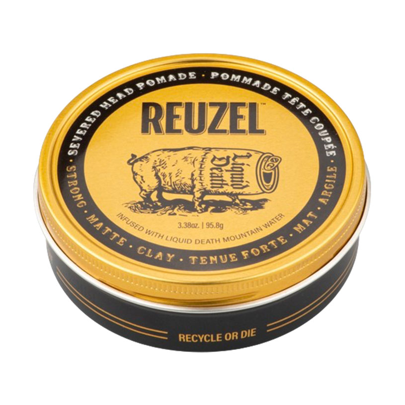 Чоловіча помада для укладання волосся Reuzel Pomade Severed Head сильної фіксації, 95 г